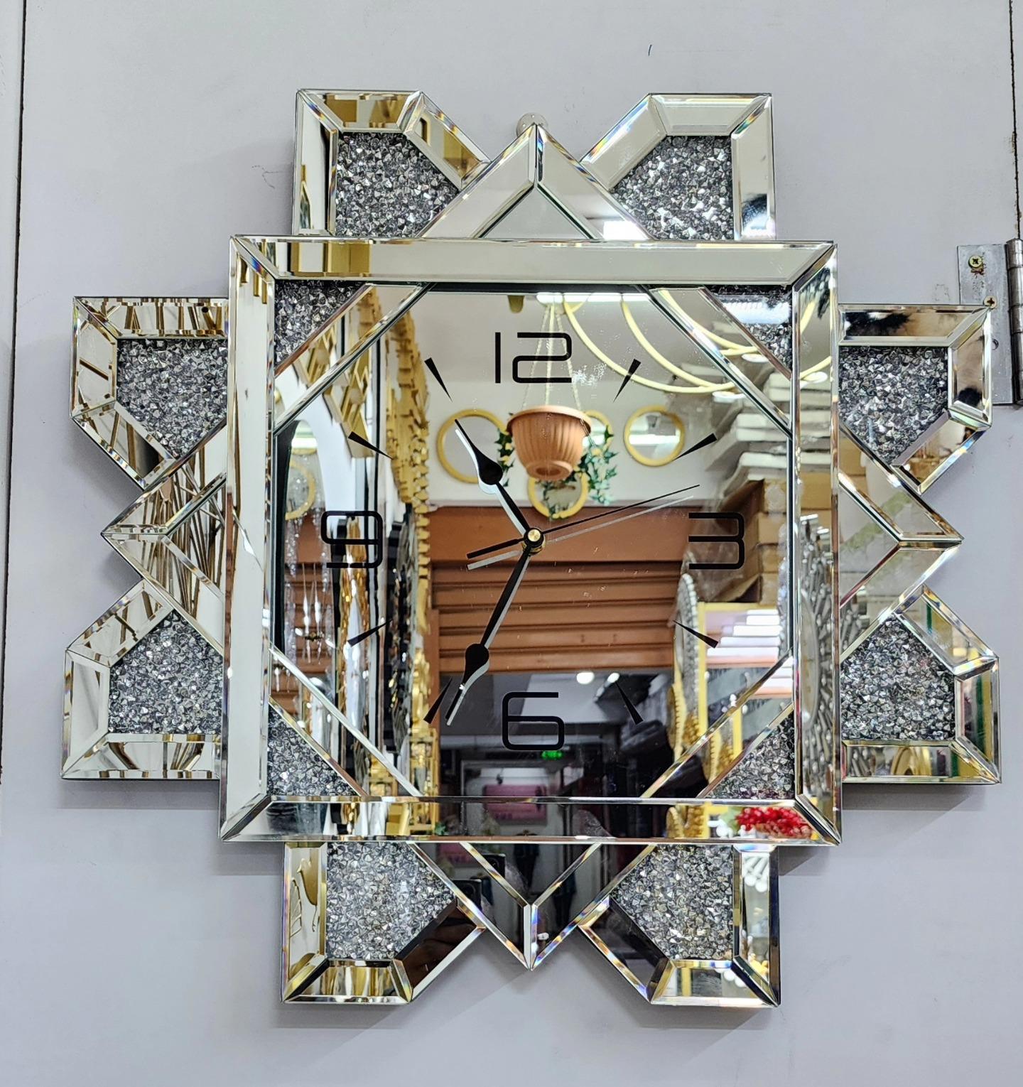 Crystal clock, wall clock decorative clock