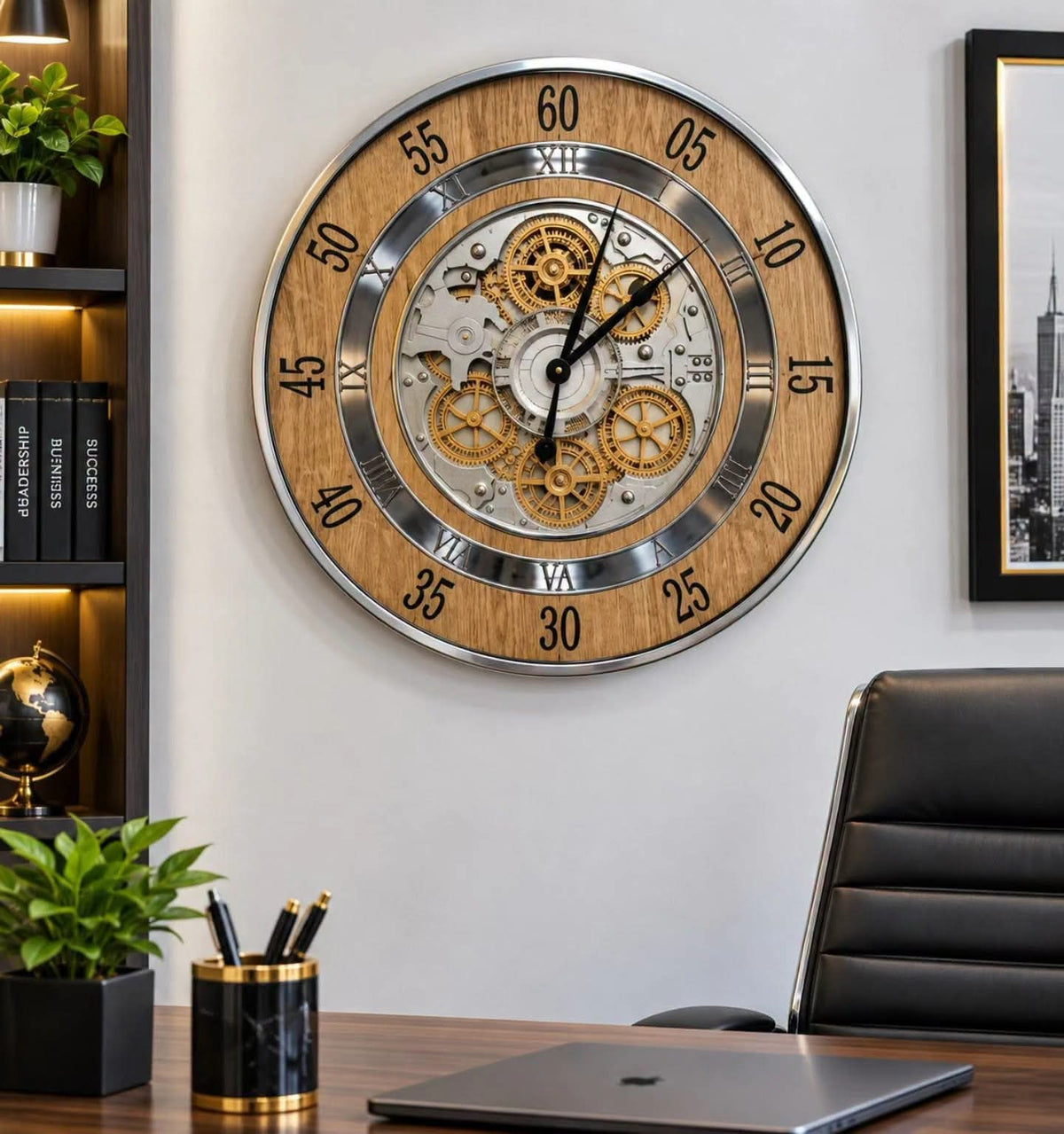 Vintage gear clock