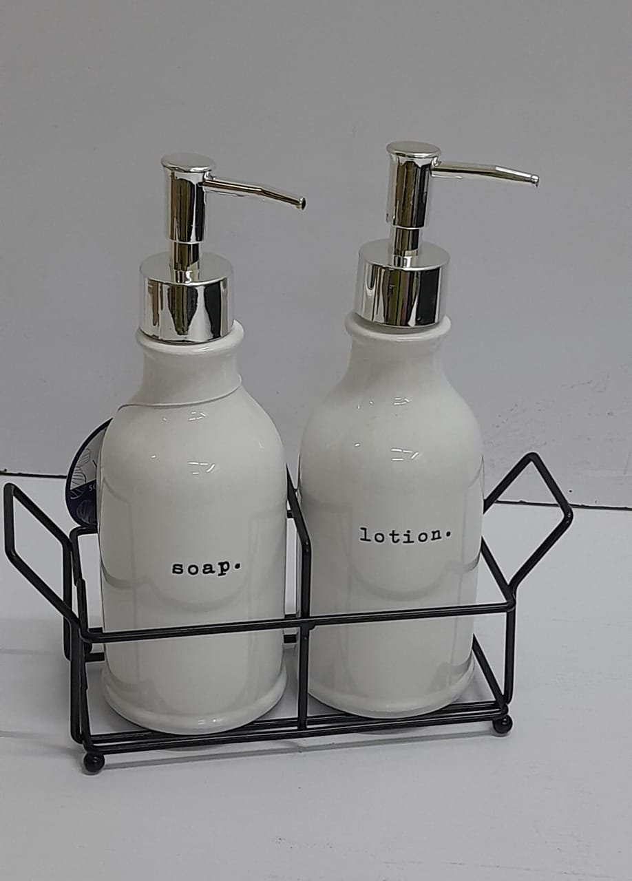 2 in 1 soap and lotion dispenser