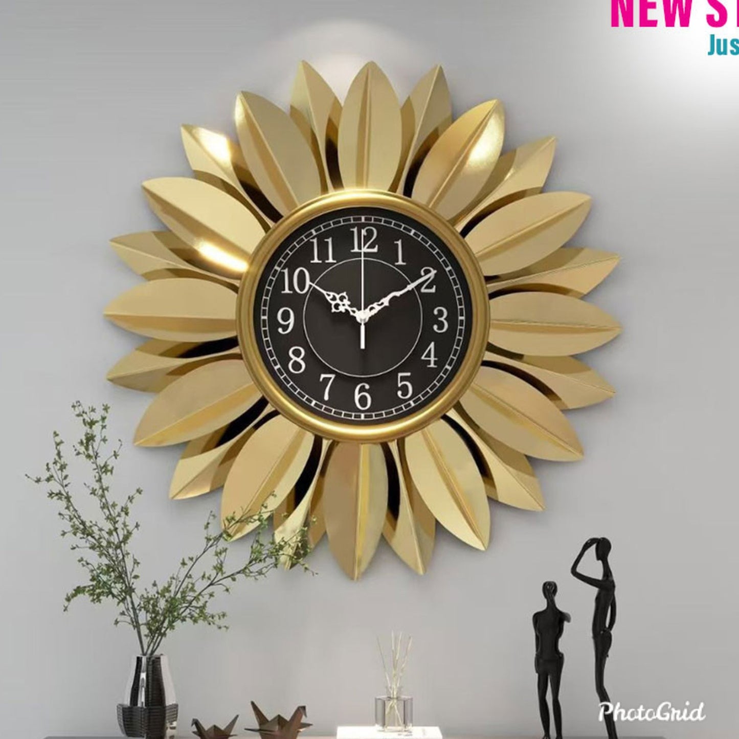 Decorative Sunburst wall clock