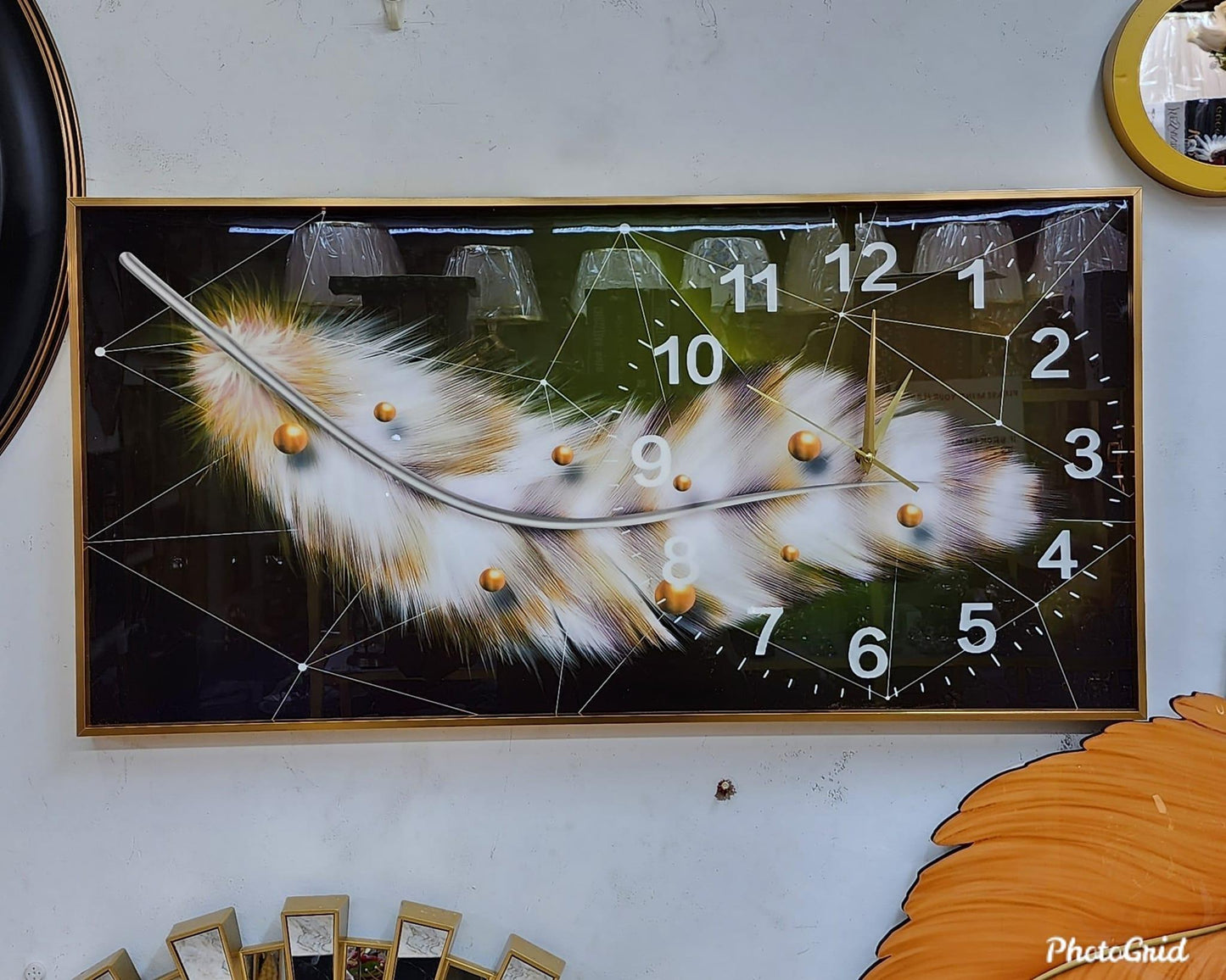 Crystal Porcelain Decorative Wall Clock