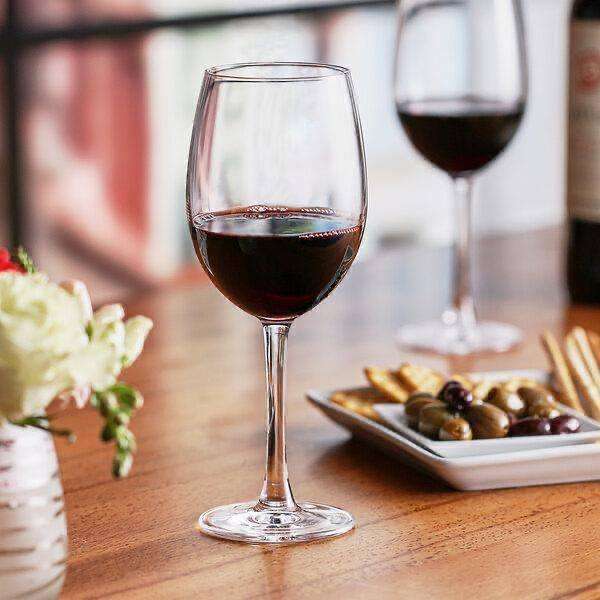 6pcs crystal clear wine glasses