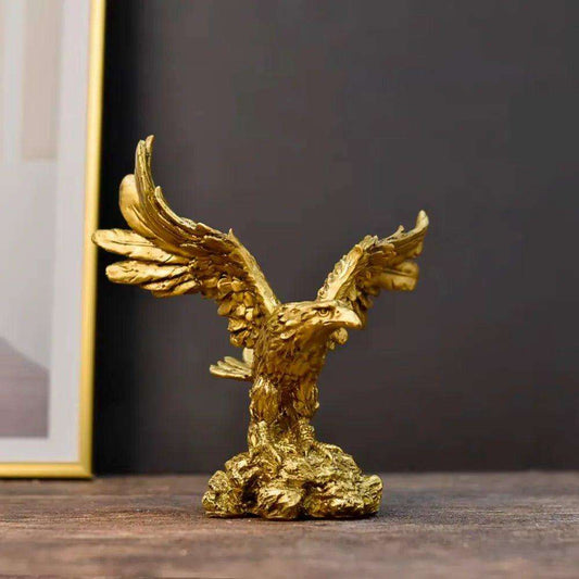 Golden dessert Eagle for home decor