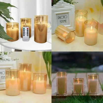 3 Pcs Electric Candles