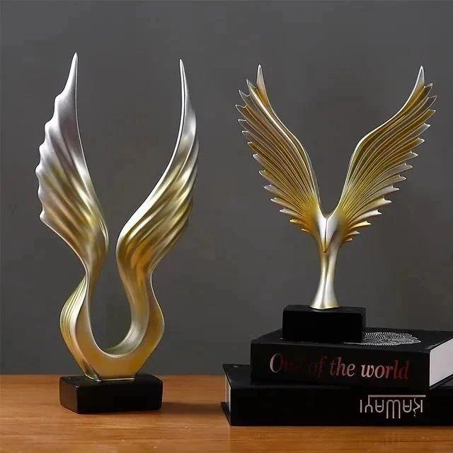 Flying Bird Wings Sculpture