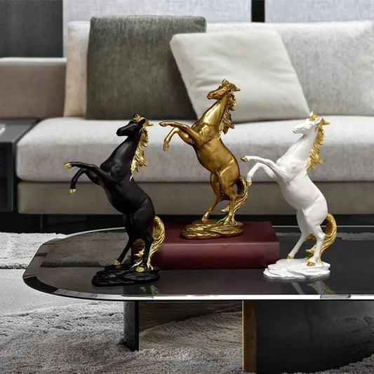 Horse Statue Figurines Decor