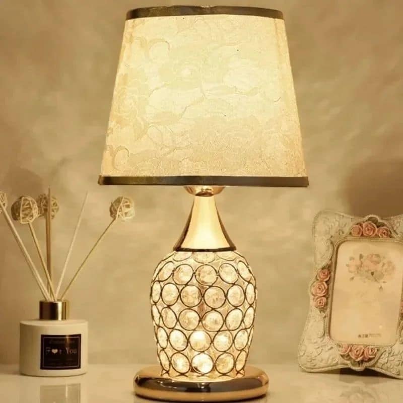 Modern Crystal Bedside Lamp