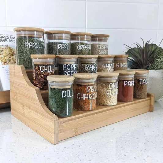 spice jar, kitchen organizer