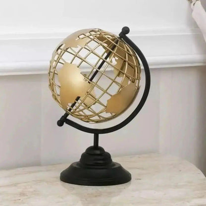 Vintage Celestial Metal Armillary Globe