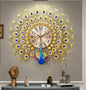 Peacock Decorative Wall Clock