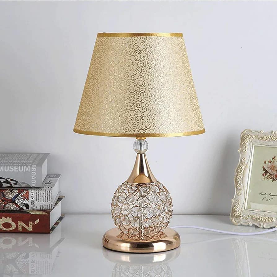 Modern Crystal Bedside Lamp