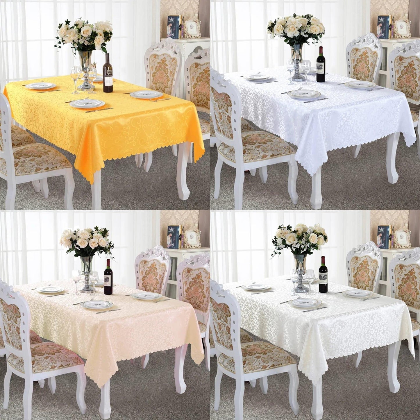 table cloth, dining table