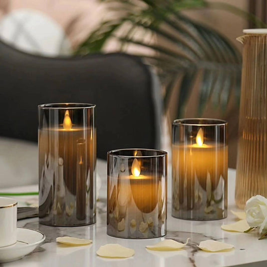 3 Pcs Electric Candles