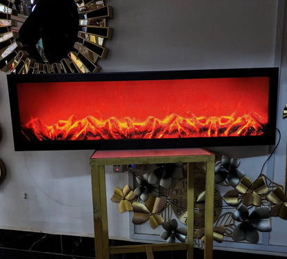 Electric fire place, fire place