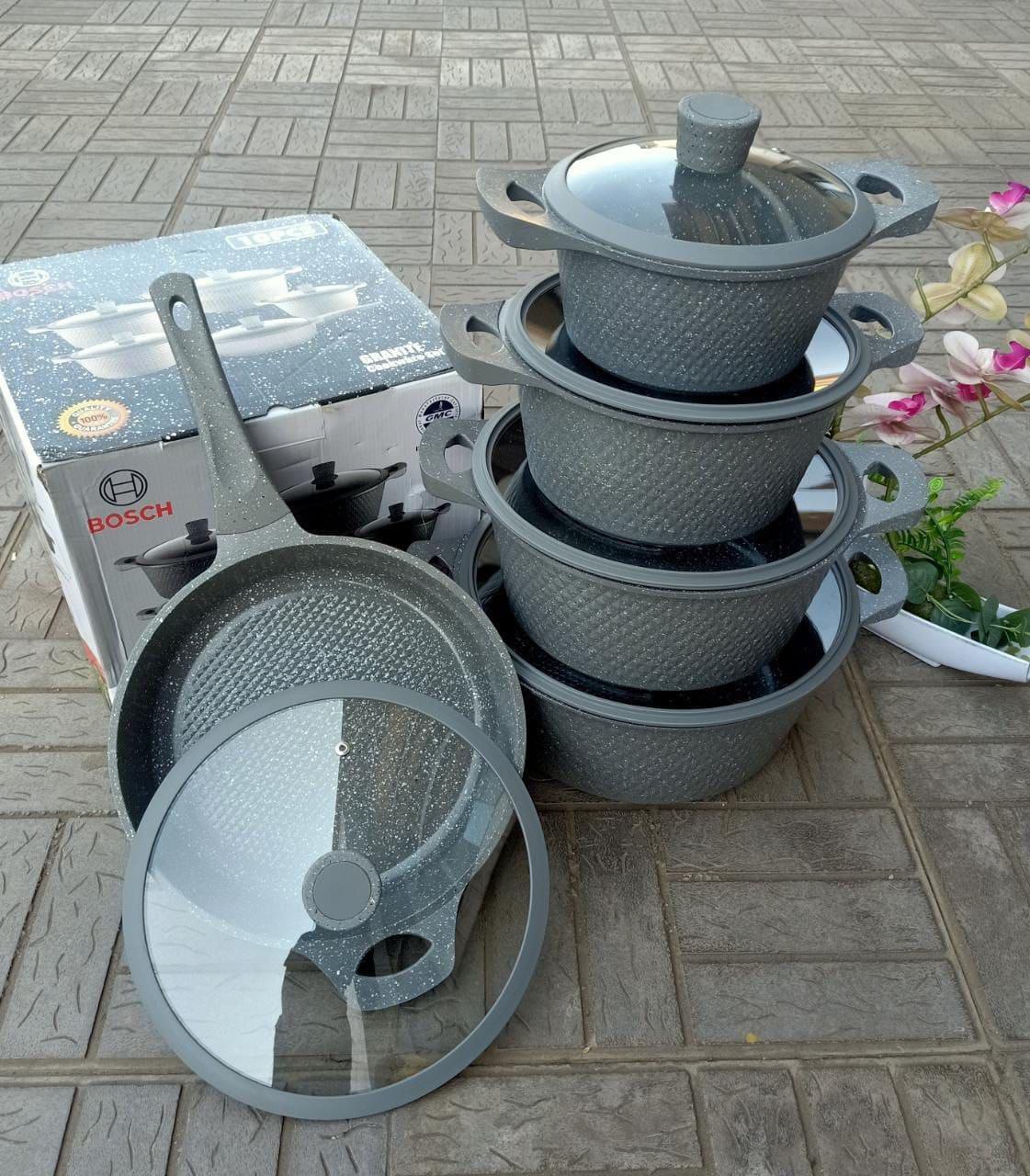 granite cooking pots