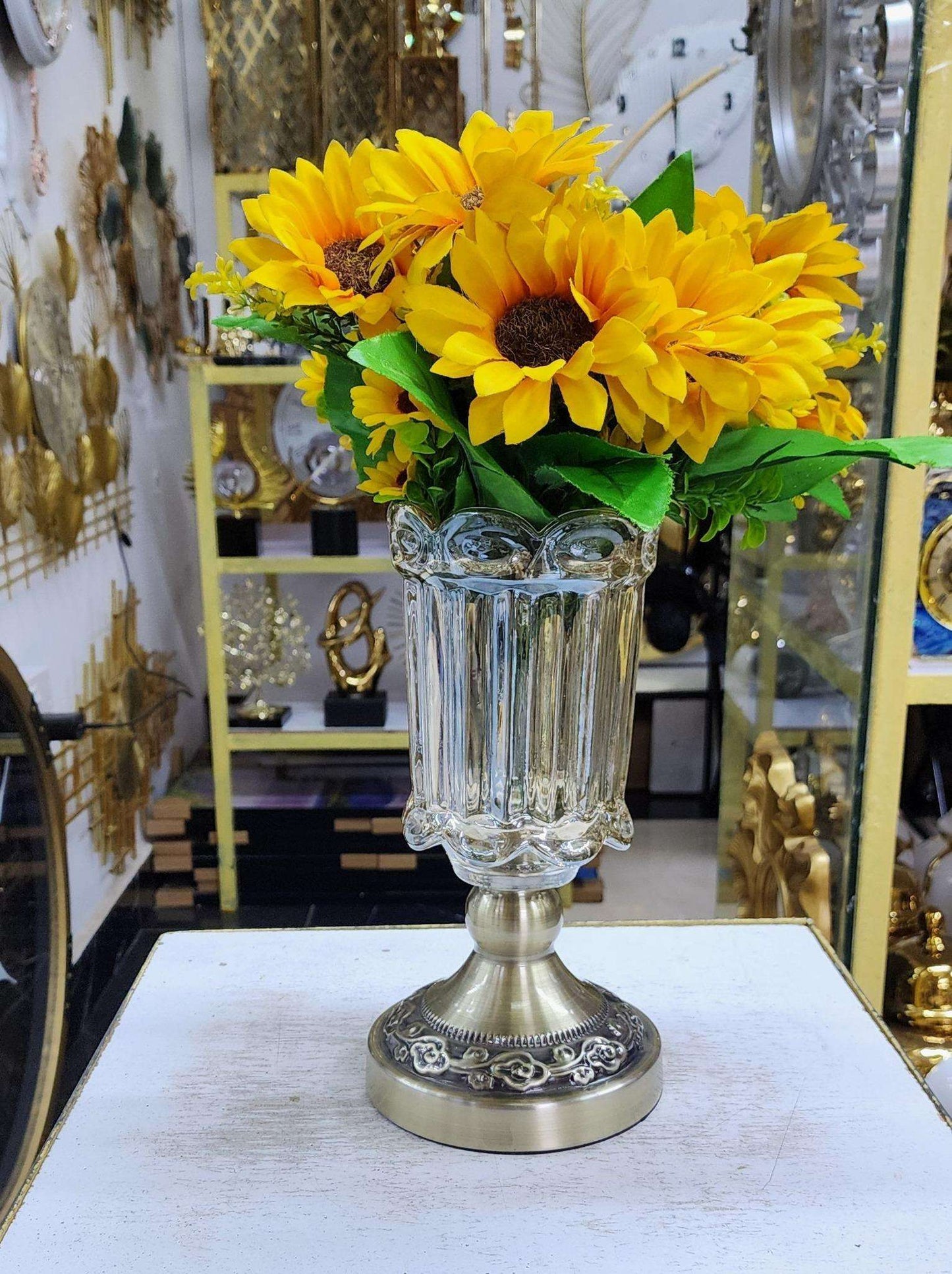 Vintage glass vase