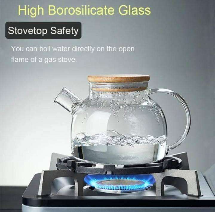 Heat resistant  glass coffee kettle