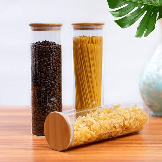 Spaghetti jar, storage jar, glass jar