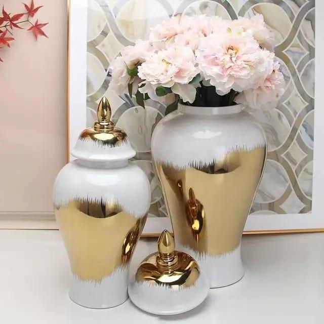 2 Pcs Ginger Jar Set