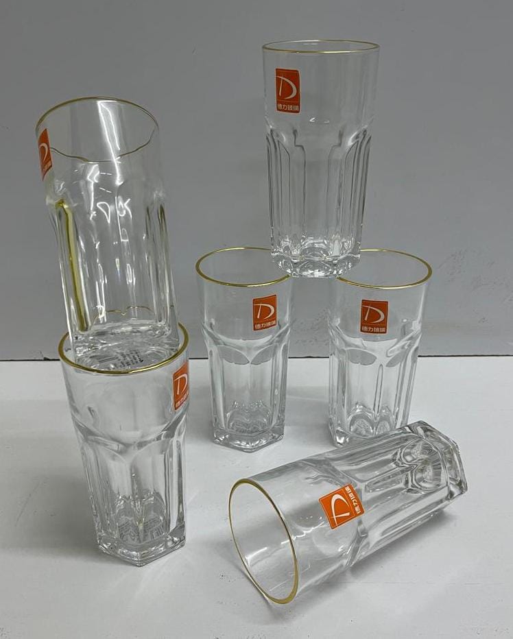 6 pcs water glasses