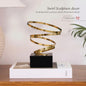 Abstract Swirl Sculpture