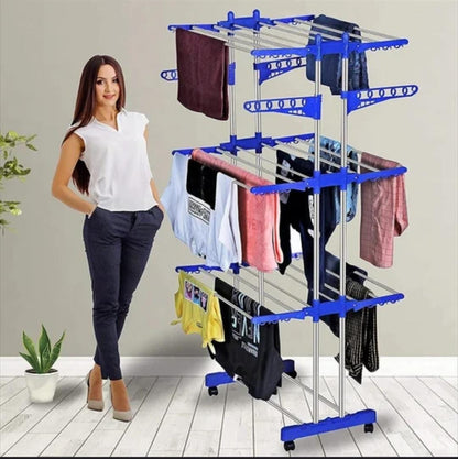 FOLDABLE/PORTABLE CLOTHES DRYING RACK