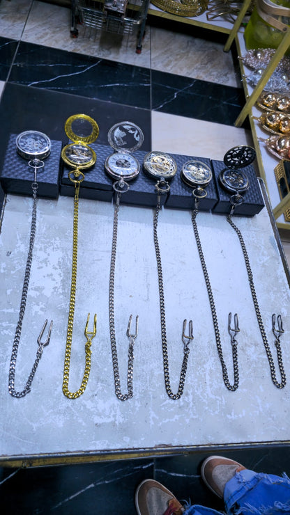 Mechanical gear pocket watch