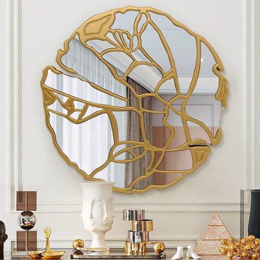 Modern Decorative Mirror Wall-Mounted Mirror Large Mirror Wall Decoration Wall Mirror Wall Decoration Suitable For Living Room Hallway Bedroom