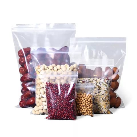 25 pcs( 2 kgs) Fridge storage zip lock bags