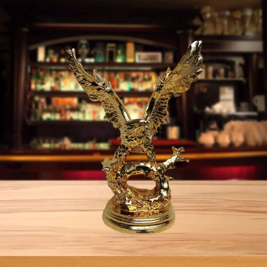 Glossy desktop gold eagle