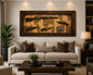 Big antique gun wall art( 122 by 57 cm)