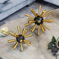 Big metallic spikes decor