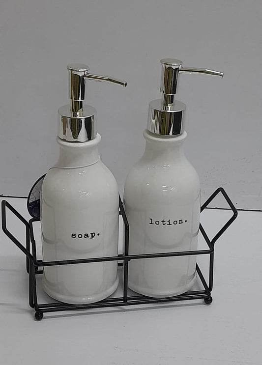 2 in 1 soap and lotion dispenser