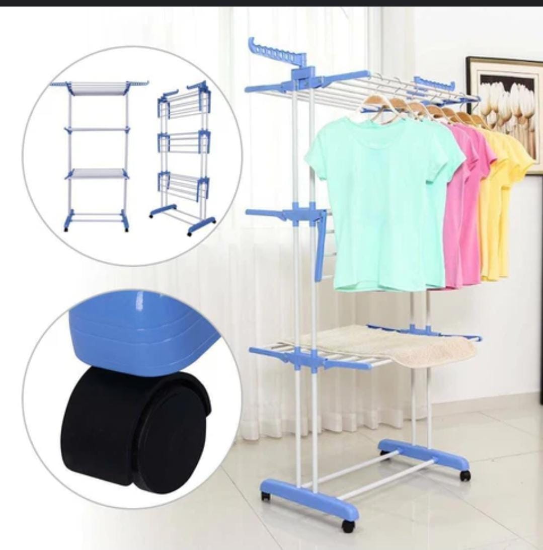 FOLDABLE/PORTABLE CLOTHES DRYING RACK