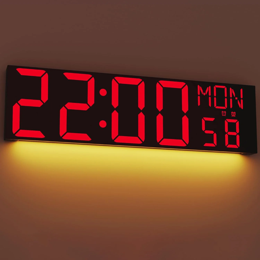 30 inch large remote controlled digital alarm clock