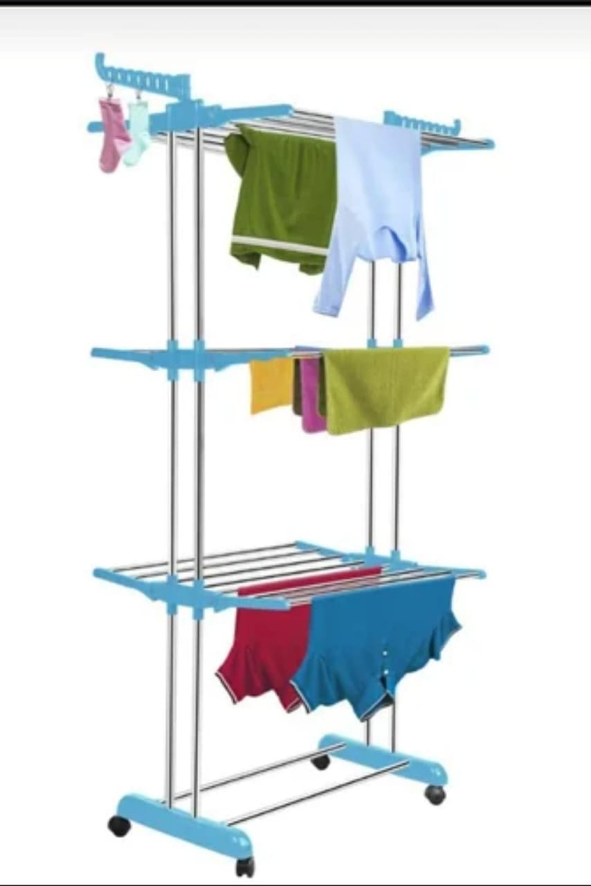 FOLDABLE/PORTABLE CLOTHES DRYING RACK