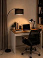 Tall curved lamp