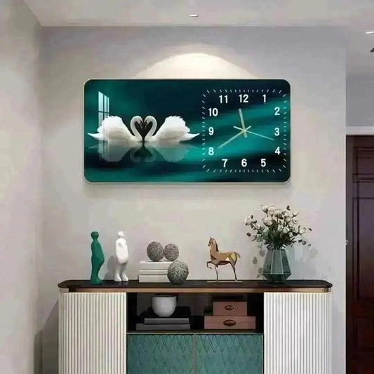 Crystal Porcelain Decorative wall clock