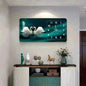 Crystal Porcelain Decorative wall clock