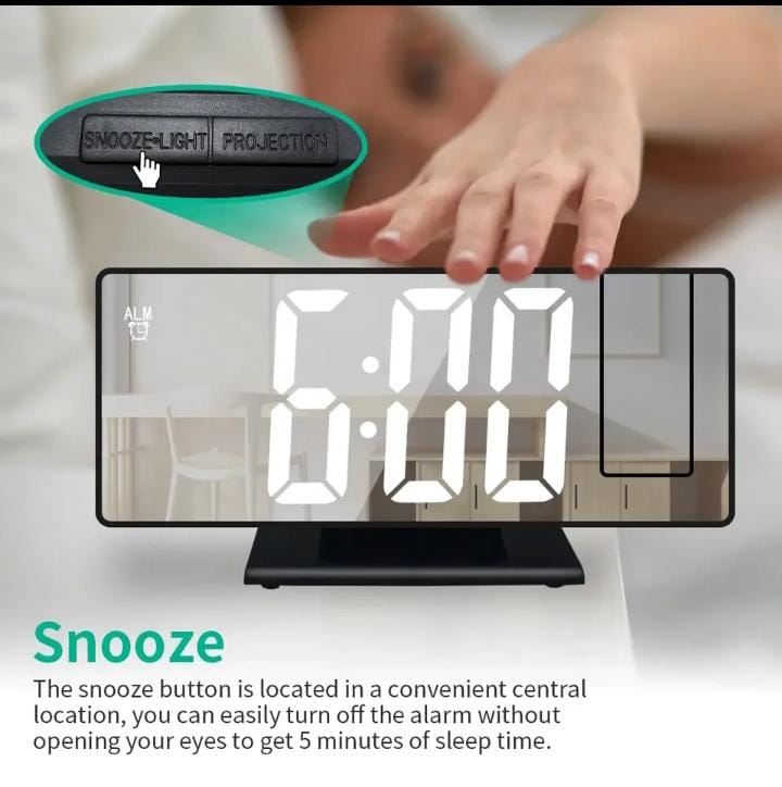 Projector alarm clock