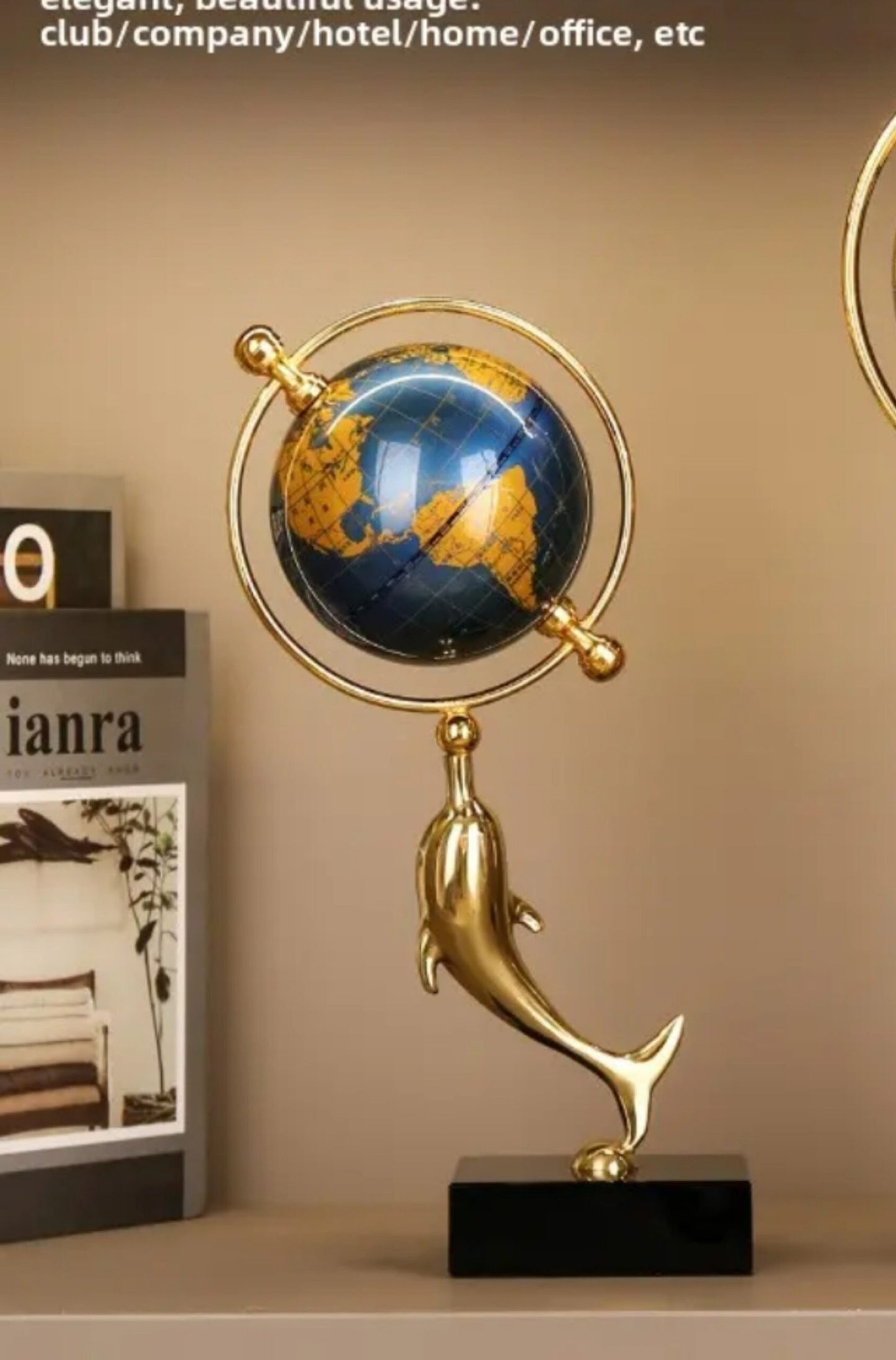 Dolphin decor globe
