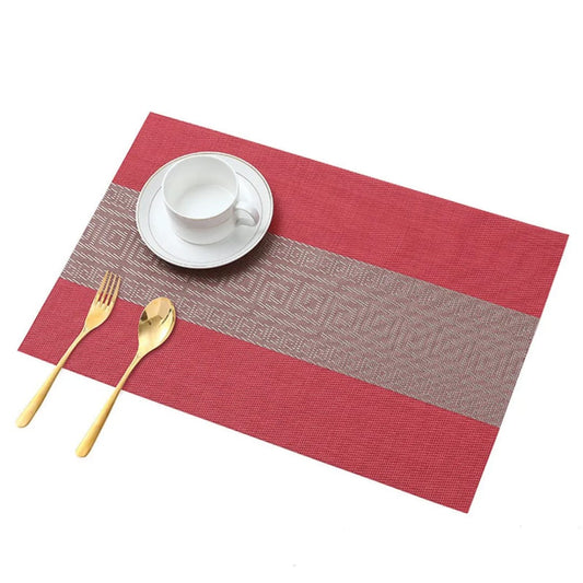 6 pcs PVC table mats