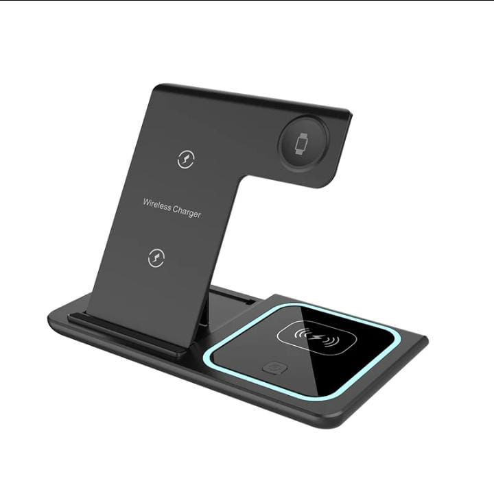 3 in 1 wireless charger for phone,airpods and smart watch