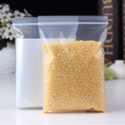 25 pcs( 2 kgs) Fridge storage zip lock bags