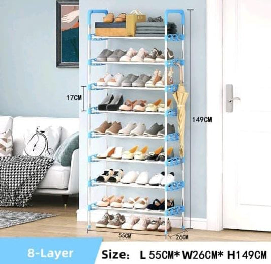 PORTABLE 7 TIER SHOES RACK