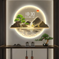 3DLED light Decorative Wall Mounted, Wall clock with LED lightning on the sides and a remote control for light and time
