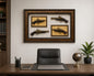 Vintage gun wall art( 97 by 57 cm)