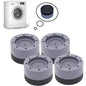 4Pc Washing Machine Antivibration Anti Vibration Pads Shock And Noise Cancellation Pads