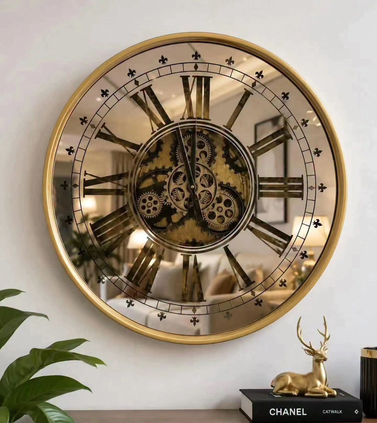 Vintage gear clock