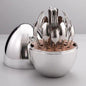 24 pcs Egg shell cutlery set